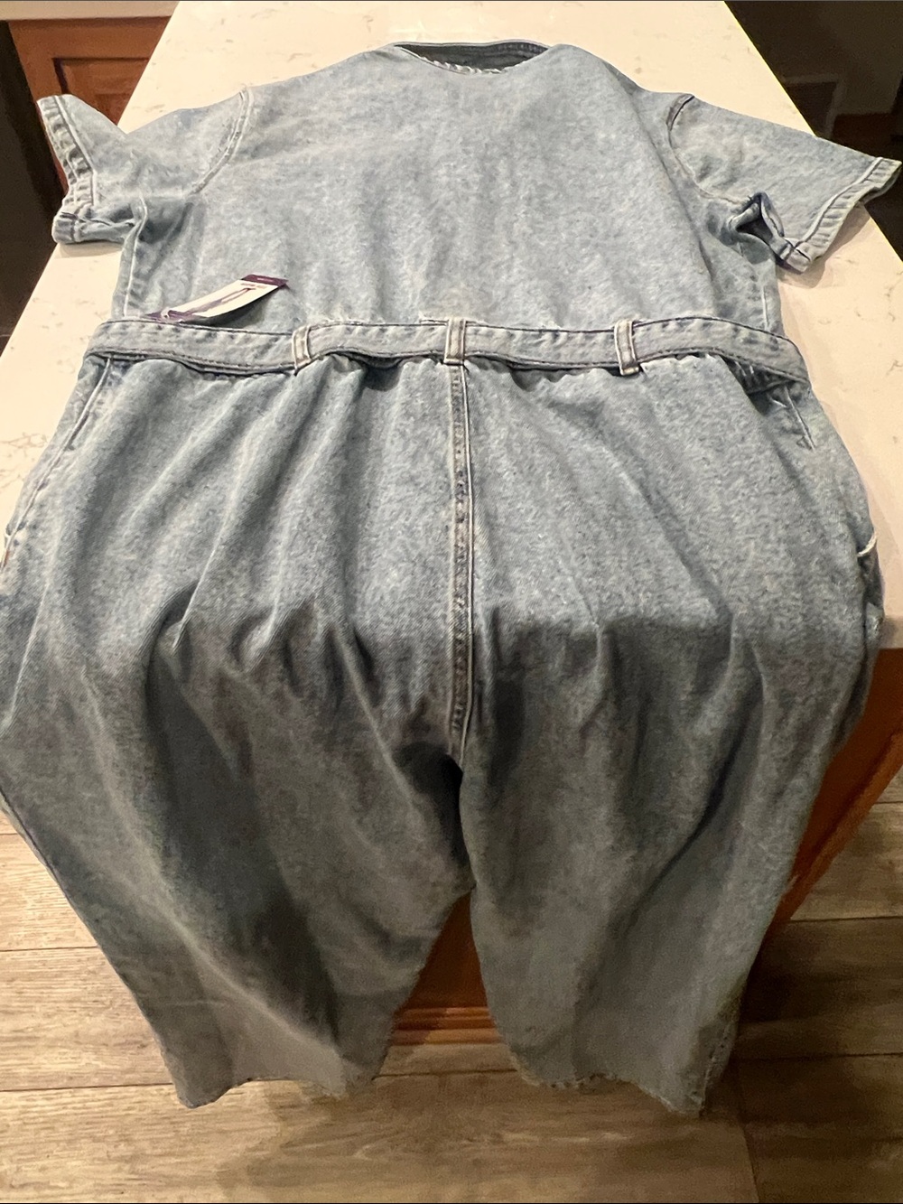 Steve Madden Light Blue Denim Jumpsuit - Picture 6 of 6